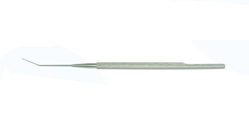 Crochet épidermique cornéen d'instruments ophtalmiques de chirurgie de 1 millimètre x120 millimètre