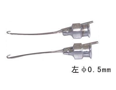 Diamètre de tube instruments de chirurgie d'ophthalmologie de 0,5 millimètres canule 12 heures