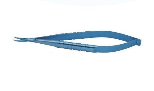 Longueur totale incurvée ophtalmique d'astuce d'instrument chirurgical de support d'aiguille 118 millimètres