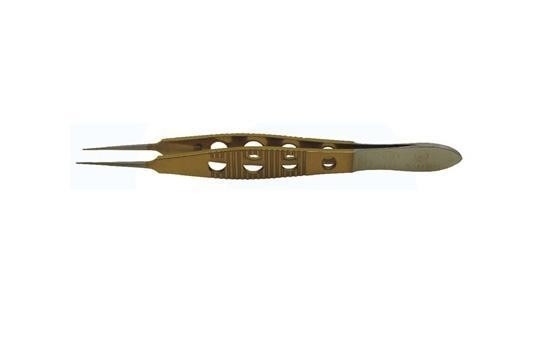 Attachant la longueur totale d'accessoires ophtalmiques de forceps 110 millimètres de matériel d'acier inoxydable
