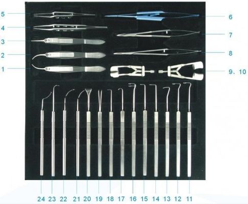 Instrument SYX24 réglé pour la chirurgie de Strabismus