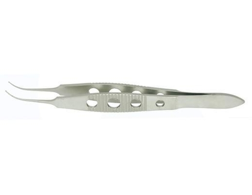 Astuce ronde épidermique cornéenne d'instruments chirurgicaux de forceps instrument chirurgical de diamètre d'astuce de 0,6 millimètres pour l'ophthalmologie