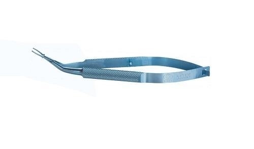 Forceps ophtalmique d'insertion d'accessoires de l'astuce 30° pour l'instrument chirurgical pliable d'IOL pour l'opération ophtalmique