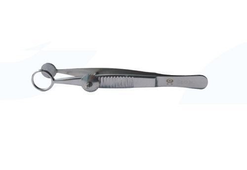 Diamètre de lame de forceps de Desmarres Chalazion de lame ronde longueur totale de 12 millimètres instrument chirurgical de 90 millimètres pour l'opéra ophtalmique
