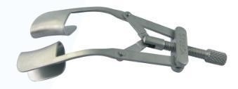 Speculum d'oeil	Longueur en forme de pale solide de lame d'accessoires ophtalmiques instrument chirurgical de 11.5/14 millimètres pour l'ophthalmologie