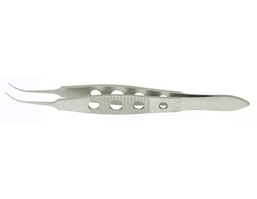 Astuce ronde épidermique cornéenne d'instruments chirurgicaux de forceps instrument chirurgical de diamètre d'astuce de 0,6 millimètres pour l'ophthalmologie